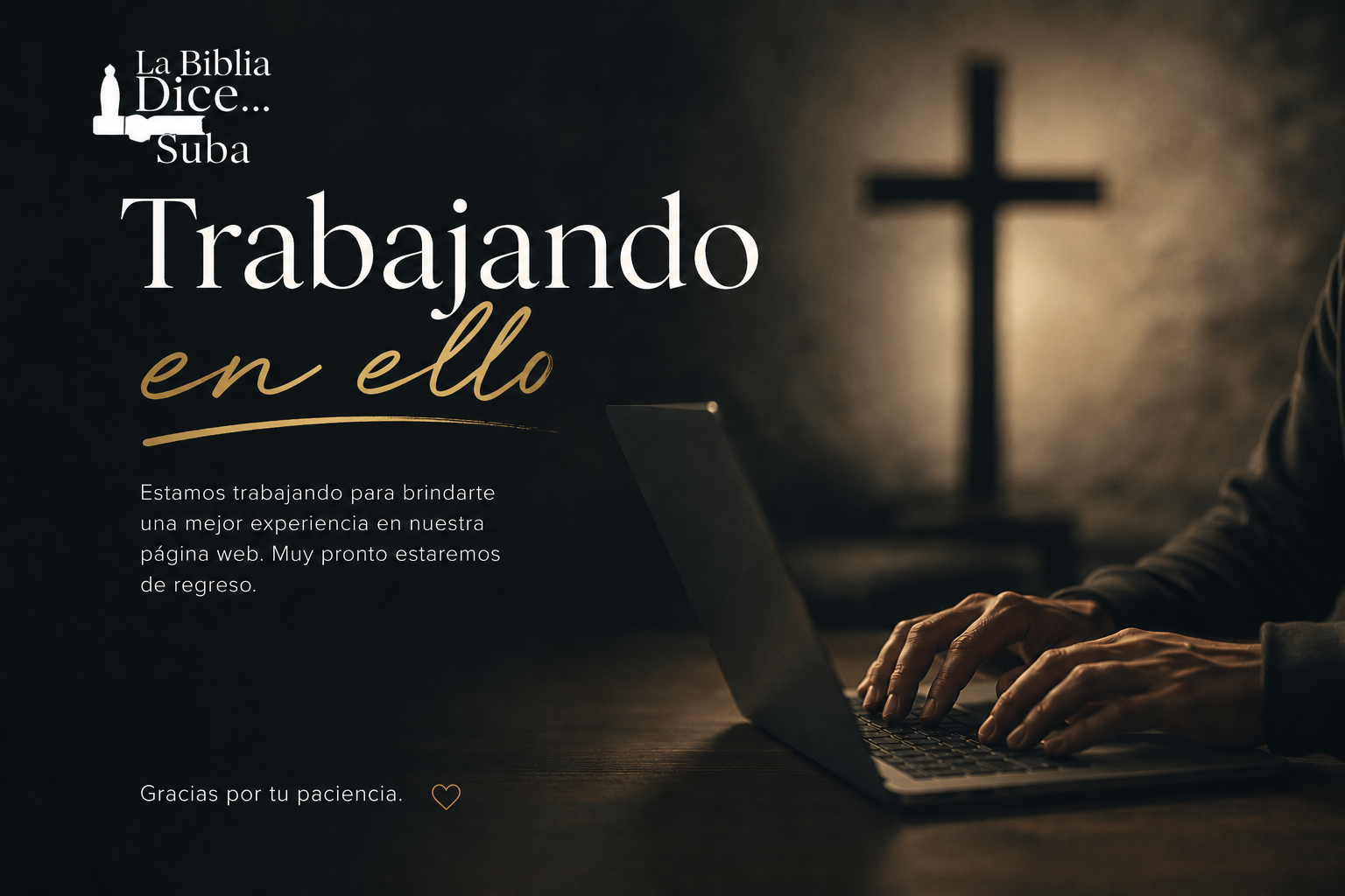 Imagen informativa sobre sección en desarrollo