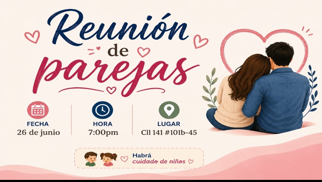 Flyer Reunión de Parejas 26 junio